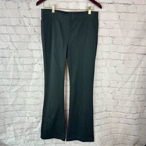chico's dark grey pull on bootcut Pants sz 1 (M 8) business casual classic